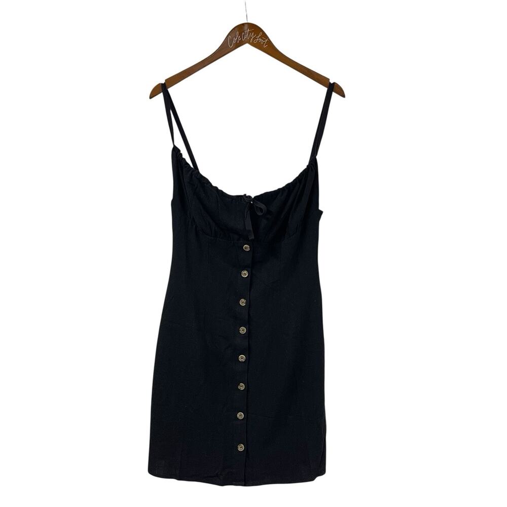Commense Little Black Dress Spaghetti Straps Keyhole Mini Mediums